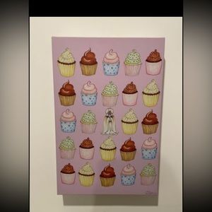 Cupcake Wall Canvas
